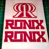 Ronix Code22 Logo Wakeboard Decal Sticker - Pink