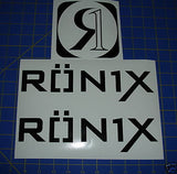 Ronix Parks Logo Sticker - Black