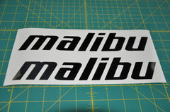 Malibu Boats Decal Sticker - Black