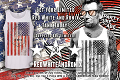 RONIX 4th of JULY 2017 "Red White and Ronix" Tank Top