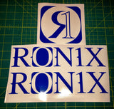 Ronix Original Logo Sticker - Blue
