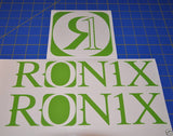 Ronix Original Logo Sticker - Lime