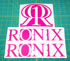 Ronix Original Logo Sticker - Pink