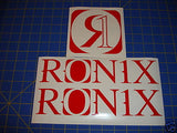 Ronix Original Logo Sticker - Red