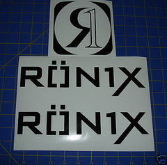 Ronix Parks Logo Sticker - Black