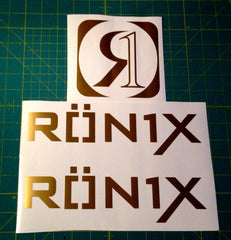 Ronix Parks Logo Sticker - Gold