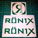 Ronix Parks Logo Sticker - Green
