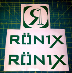 Ronix Parks Logo Sticker - Green