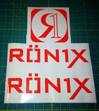 Ronix Parks Logo Sticker - Orange