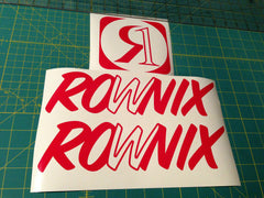 Ronix William Logo Sticker - Red